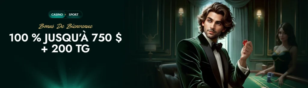 Bonus de bienvenue exclusif pour les nouveaux joueurs du casino