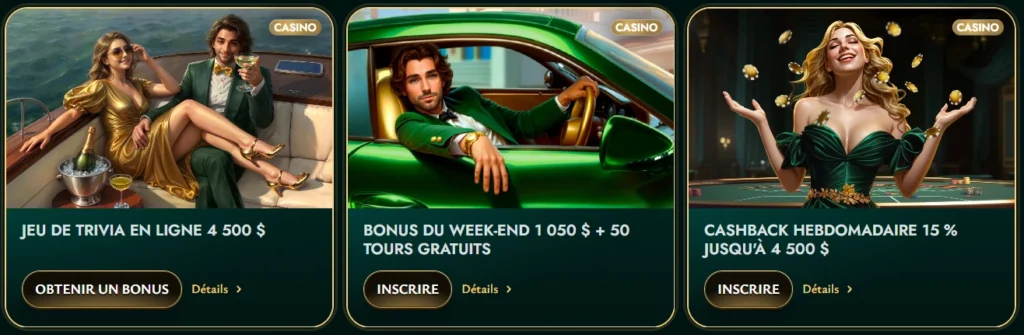 Aperçu des bonus et promotions Cashed Casino – paris malins & gros gains