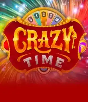 Jeu de casino live Crazy Time d'Evolution Gaming avec animateur en direct